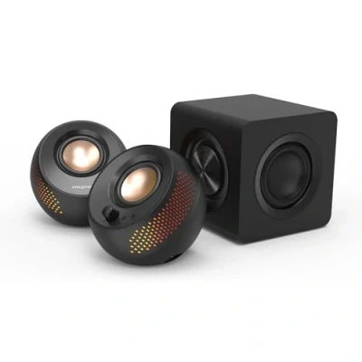 Immagine di CREATIVE Pebble X Plus Altoparlanti 2.1 USB C per computer con subwoofer e illuminazione RGB personalizzabile, Bluetooth 5.3, Audio, fino a 15W di potenza RMS PC Mac 