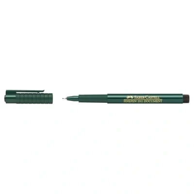 Immagine di Faber Castell, penna in fibra Fineliner 1511 con punta sottile di 0,4 mm 1 Stift verde