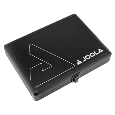 Immagine di JOOLA Custodia per Racchette da Ping Pong Bat Case in Alluminio, Adatta 1 Racchetta e 3 Palline Pong, Colore Nero, 29 x 22 5,5 cm