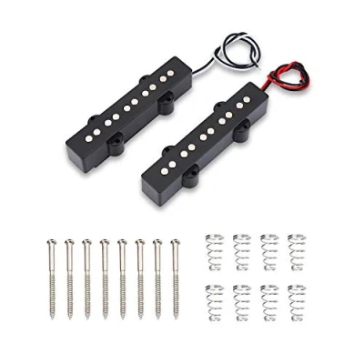 Immagine di 2Pcs Open Bridge Pickup Set, Accessorio per Strumenti Musicali Basso Elettrico a 5 Corde Jazz Bass JB, Raccogliere