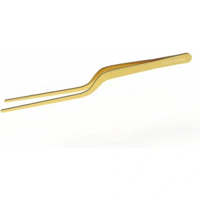 Immagine di CREATIVECHEF pinzette da cucina ergonomiche 20,3 cm per placcatura, fini, strumento alimenti e riparazioni in acciaio inossidabile, di precisione (oro)