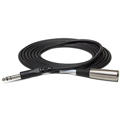 Immagine di Hosa STX 115M, Balanced Interconnect, 1/4 in TRS to XLR3M, 15 ft