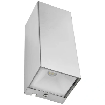 Immagine di ECO Light LUCA 5002301001 Lampada da parete per esterni a LED (monocolore) 12 W Finitura in acciaio inox
