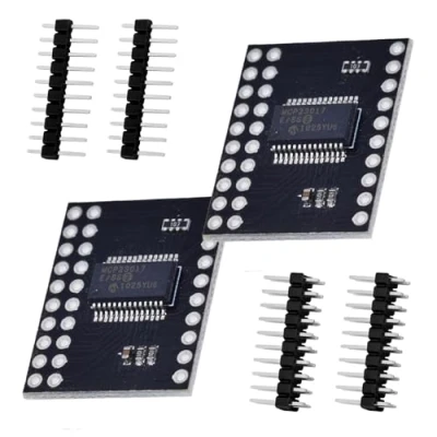 Immagine di 2 pezzi MCP23017 I2C CJMCU 2317 porta seriale 16 bit I/O Expander Modulo Port con I2C, interfaccia ad alta velocità compatibile Arduinofür