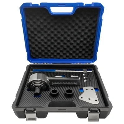 Immagine di ZKTOOL strumento di rimozione della puleggia cinghia dell&#039;albero motore del motore, compatibile con Ford 1.0T ECOBOOST, regolazione puleggia, 303 1611 01 02
