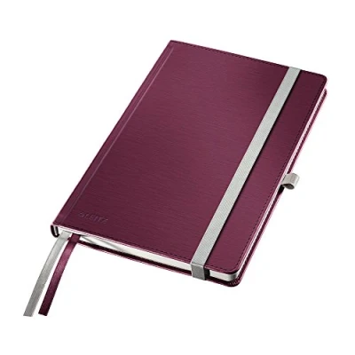 Immagine di LEITZ Style Taccuino A Righe Con Copertina Rigida, A5, Rosso Granato