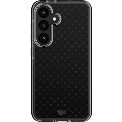 Immagine di tech21 Evo Check Custodia per Samsung S24, colore: Smokey/Nero