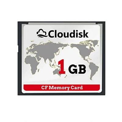 Immagine di Cloudisk Compact Flash Card 1GB CF 2.0 Prestazioni per fotocamere digitali vintage e attrezzature industriali (1GB CompactFlash)