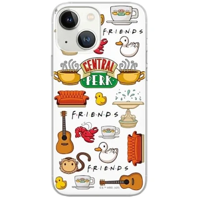 Immagine di Ert Group custodia per cellulare Iphone 13 originale e con licenza ufficiale Friends, modello Friends 014 adattato in modo ottimale alla forma dello smartphone, TPU