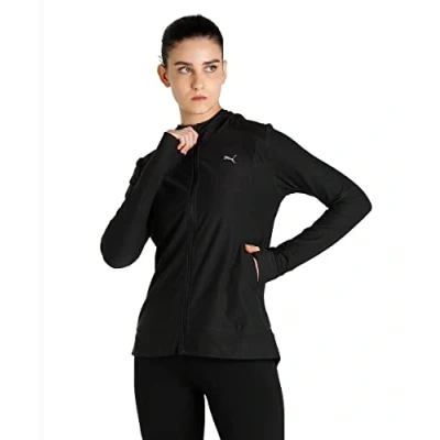 Immagine di Puma Train Cloudspun Fullzip Felpa con zip, Donna, Taglia: Large, Black
