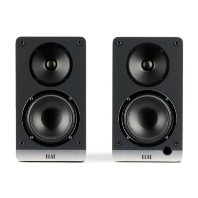 Immagine di ELAC Debut ConneX DCB41 Altoparlante compatto per riproduzione audio via HDMI, USB, Phono &amp; Bluetooth, suono eccellente e design di alta qualità, 1 set altoparlanti attivi, colore: Nero