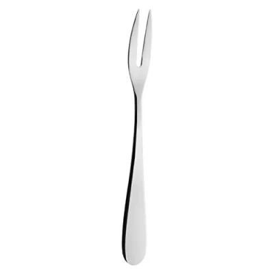 Immagine di Windsor SNFKWSR Confezione da 12 forchette Cocktail Nimble a 2 Punte, in Acciaio Inox 18/10, con Finitura Specchio, Inossidabile