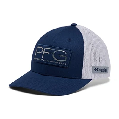 Immagine di Columbia Berretto Unisex PFG Mesh Hooks Ball cap, Carbonio/Argento, L/XL