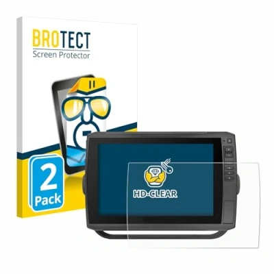 Immagine di brotect Pellicola Protettiva per Garmin ECHOMAP Ultra 102sv Protezione Schermo (2 Pezzi) [Trasparente, Anti Impronte]