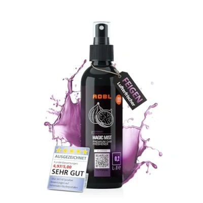 Immagine di ADBL Magic Mist (200 ml) deodorante per auto un Profumo duraturo nel veicolo o a casa Fig Forest caldo e fruttato di fico un&#039;atmosfera naturale Spray profumato compatto