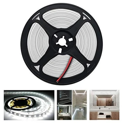 Immagine di Arotelicht 12v 5M LED Striscia 300 LEDs SMD5050 Bianco Freddo 6000K Luminoso Flessibile 12V, Adesive per Interne, Cucina, Camera, Sala