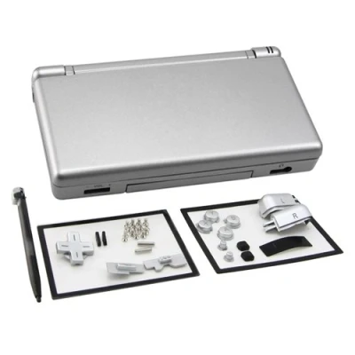 Immagine di OSTENT Kit di alloggiamento ricambio per parti riparazione complete Nintendo DS Lite NDSL colore argento