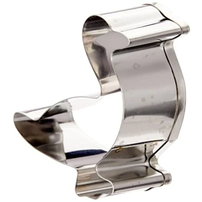 Immagine di Stampini per Biscotti a Forma di Oca in Acciaio Inox, Argento, Inossidabile, Silver, 5,5 cm