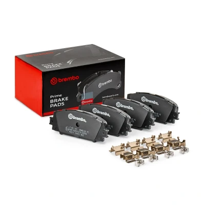 Immagine di BREMBO P 83 141 Kit pastiglie freno con segnalatore acustico usura accessori TOYOTA: Yaris II Hatchback, III Hatchback