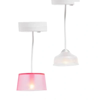 Immagine di LUNDBY set di illuminazione per casa delle bambole, 2 pezzi, accessori la alimentato a batteria, in miniatura, bambole da 11 cm, scala 1:18