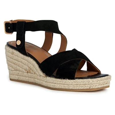 Immagine di Geox D Panarea Espadrillas, Donna, Taglia: 41, Black Scamosciato