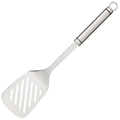 Immagine di KitchenCraft Giratutto, Taglia pesce antiaderente, acciaio inox resistente e facile da pulire, 36 cm (14&quot;), argento