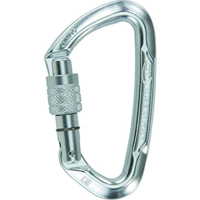 Immagine di Climbing Technology Moschettone a ghiera per arrampicata Lime SG lucido