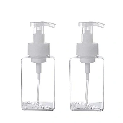 Immagine di Molinter Dispenser di sapone schiumogeno, bottiglie ricaricabili con testa pompa, per liquido cucina, bagno, 2 pezzi (400 ml)