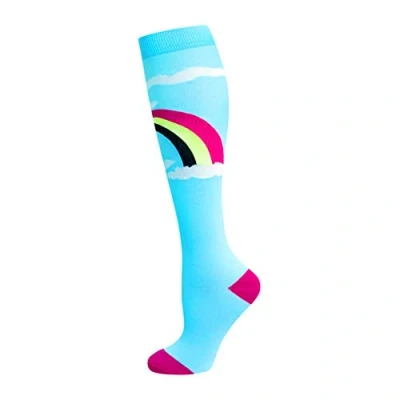 Immagine di Calze a Compressione Graduata per Sport, Running, Corsa, Escursioni, Ciclismo, Giri in Bici, Sportive, Gravidanza,HT32,S