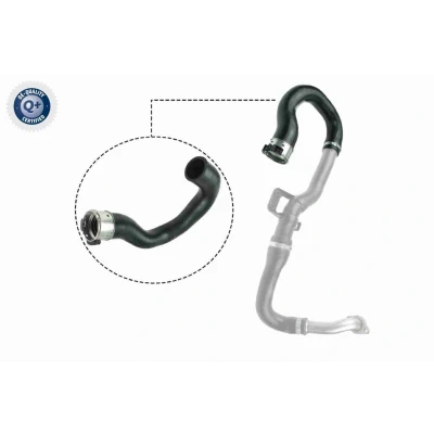 Immagine di VAICO V40 1516 Manicotto Turbina Gomma con anima di tessuto Q+ qualità primo fornitore OPEL: Corsa D Hatchback