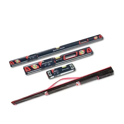 Immagine di Spear &amp; Jackson SL3PS Set di 3 livelle a bolla in una custodia da trasporto