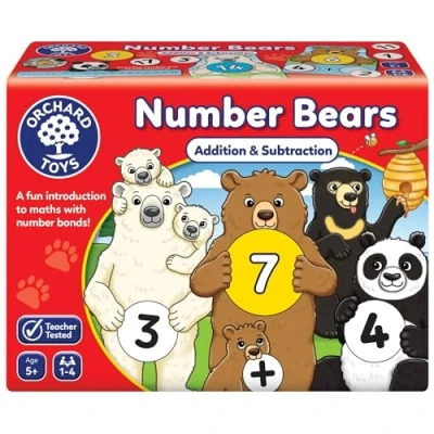 Immagine di Number Bears Gioco educativo di Numeri e Conteggio per bambini da 5 a 8 anni (Edizione Multilingua)
