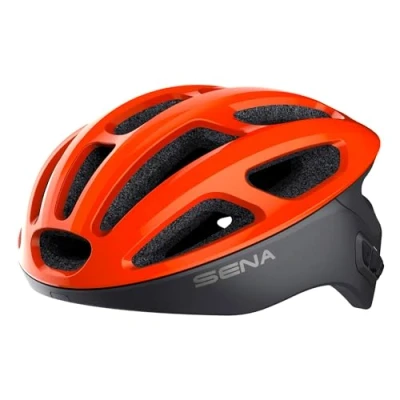 Immagine di Sena R1 Smart Helmet da ciclismo (Electric Tangerine, M)