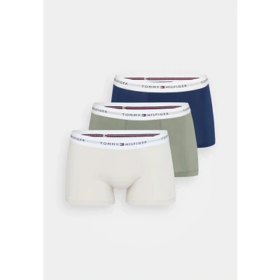 Immagine di Tommy Hilfiger Signature Trunk 3 PACK Boxer brief, Uomo, Taglia: XL, Navy/sage/beige