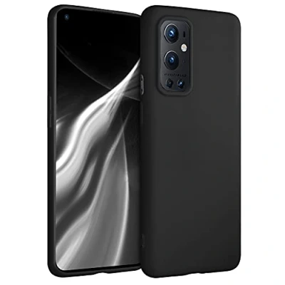 Immagine di kwmobile Custodia Compatibile con OnePlus 9 Pro Cover Back Case per Smartphone in Silicone TPU Protezione Gommata nero matt