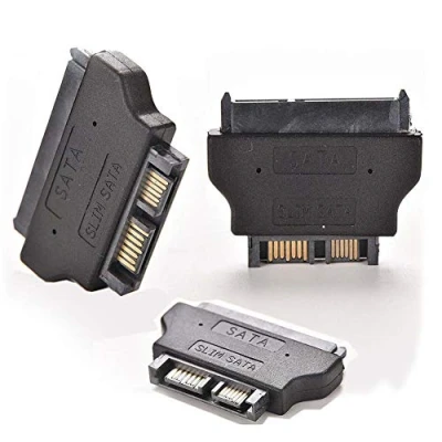 Immagine di KALEA INFORMATIQUE Convertitore SATA 22 punti (15+7) femmina a Mini SlimSATA maschio