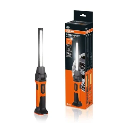 Immagine di OSRAM LEDIL410 LEDinspect Slim MAX 1000, Ispezione Sottile, 6000K, Luce di Lavoro a LED Ricaricabile, Magnetica, Flessibile, Include Gancio