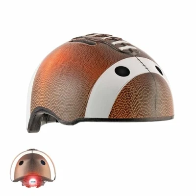 Immagine di Crazy Safety Casco per Bici Bambini 2 7 Anni, Ideale Bicicletta, Skate, Monopattino, Pattini a Rotelle Caschetto da 3D Regolabile 49 55 cm (Palla Football Nera)