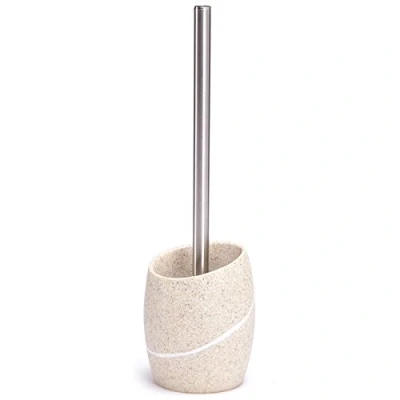 Immagine di MSV Malua Portascopino per WC in poliresina, Colore: Beige