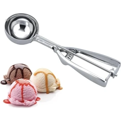Immagine di Tescoma 420216 Presto Porzionatore Meccanico per Gelato, Acciaio Inossidabile, Argento, 6 cm, 1 Pezzo