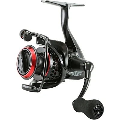 Immagine di okuma Ceymar Spinning Reel Size 4,5 5 lb Pressione massima di trascinamento, nero/rosso