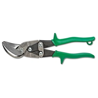 Immagine di Wiss M7R 235mm/ 9 1/4 Inch MetalMaster Cesoia sfalsata con impugnature ergonomiche antiscivolo in materiale singolo per un controllo eccellente Verde