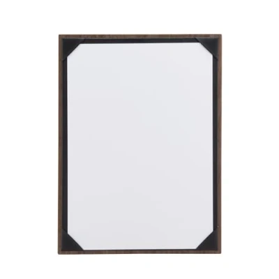 Immagine di SECURIT Porta Menu Linea Walnut Per Caffè, Ristoranti, Bar Formato A4 Legno Di Noce Laccato, PU