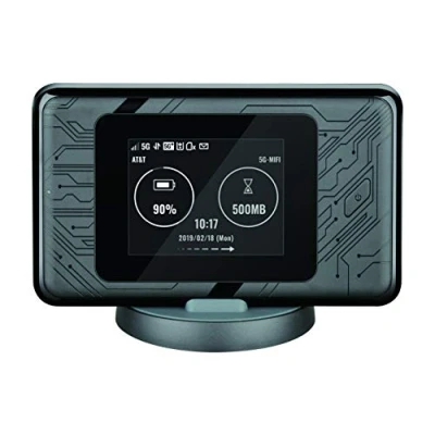 Immagine di D Link DWR 2101 Hotspot Mobile 5G Wi Fi 6, Download Super Veloce Fino a 1,6 Gbps, AX1800, Porta Gigabit, Batteria 14 Ore, Portatile, Touch Screen Colori, Sbloccato per Tutte Le Reti