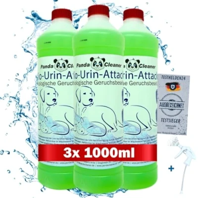 Immagine di PandaCleaner® Bio Urin Attack Odour Remover/Smell Neutraliser 3000ml Concentré Elimination biologique des odeurs d&#039;animaux domestiques