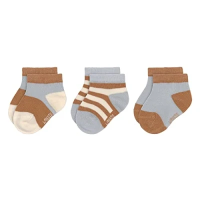 Immagine di LÄSSIG Calzini da ginnastica per bambini Set di 3/ Azzurro Caramello Taglia 15 18