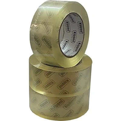 Immagine di kippen 9004TX Confezione da 3 Rotoli di Nastro Adesivo Trasparente per Imballaggi. Misura: 132mt x 48mm.