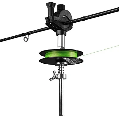 Immagine di THKFISH Line Spooler Pesca Portatile Regolabile Linea di Imbobinatore per Mulinelli da Avvolgifilo Morsetto del Filo Winder