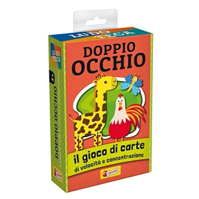 Immagine di Liscianigiochi Ludoteca Le Carte dei Bambini Doppio Occhio Gioco di società, Multicolore, 85750