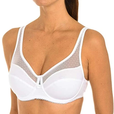 Immagine di DIM Generous Underwire BRA Reggiseno con ferretto, Donna, Taglia: 90B, White